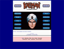 Tablet Screenshot of kaliman.net